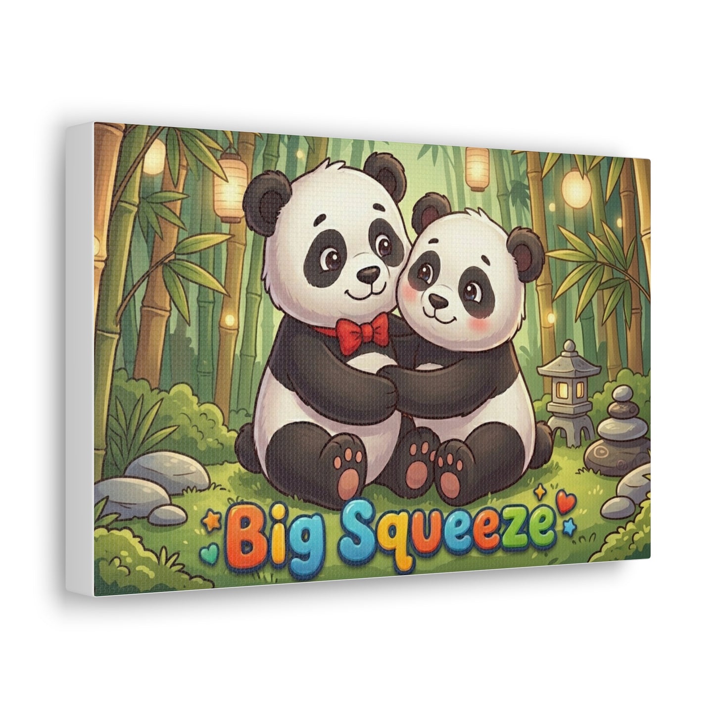 Big Squeeze Panda Classic Canvas