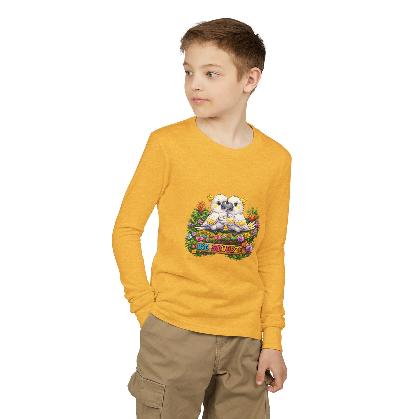 Big Squeeze Cockatoo Youth Jersey Long Sleeve Tee