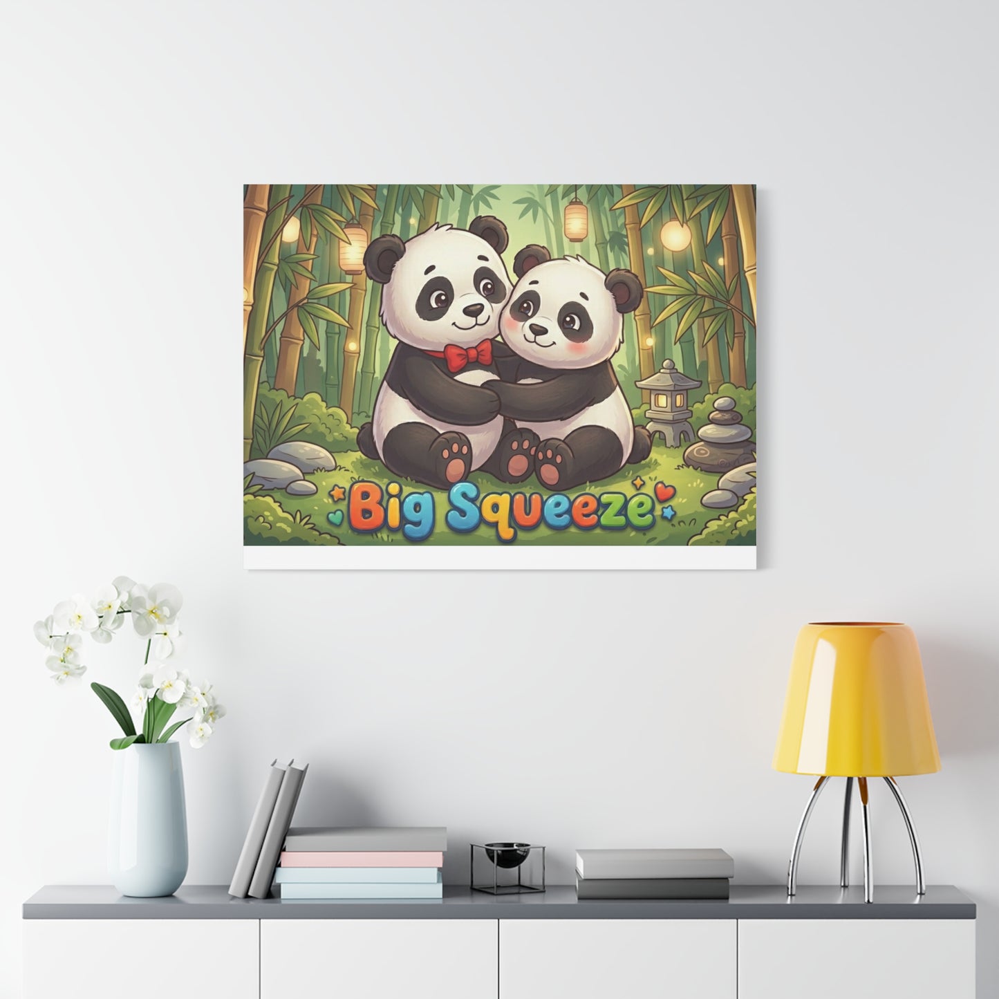 Big Squeeze Panda Classic Canvas