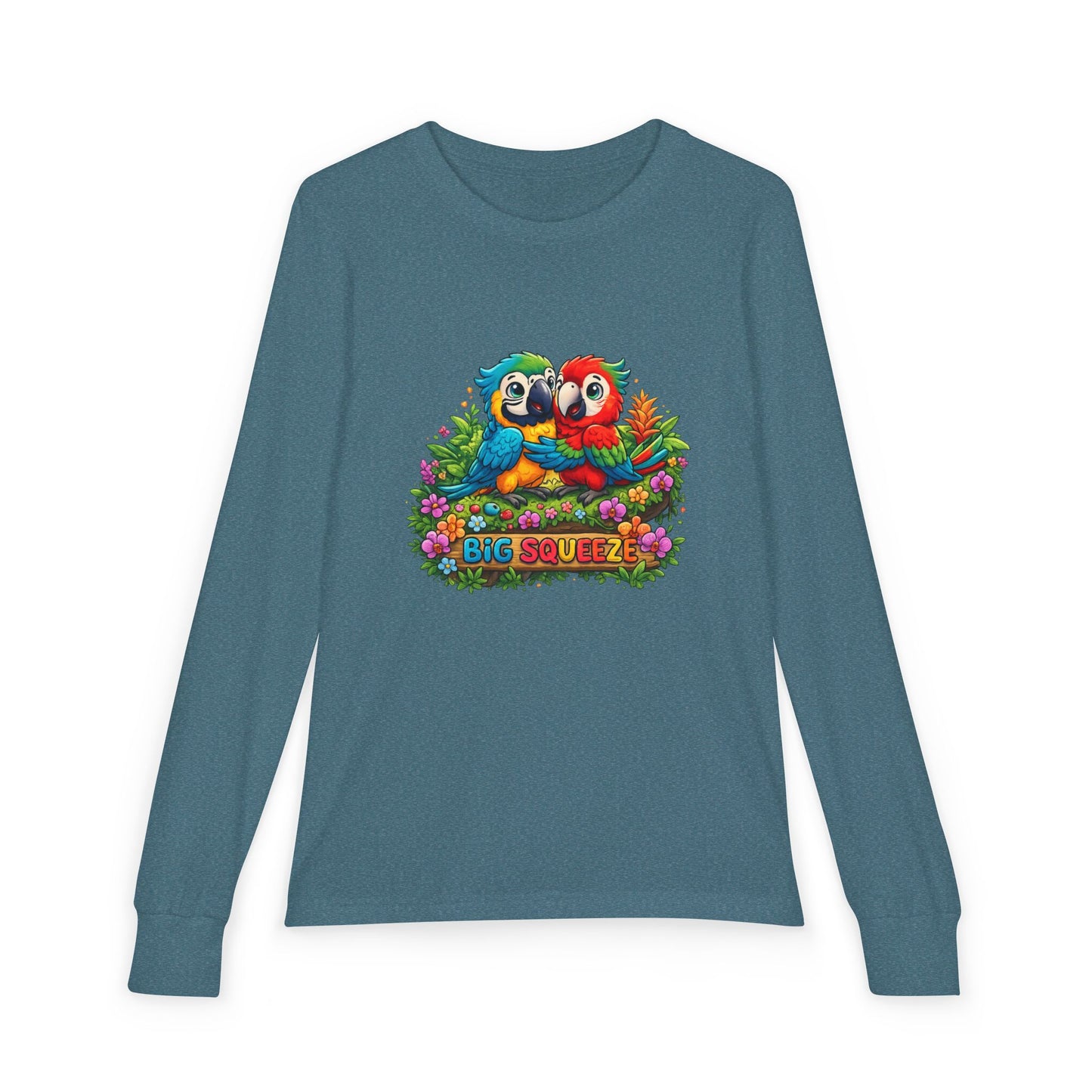 Big Squeeze Macaw Youth Jersey Long Sleeve Tee