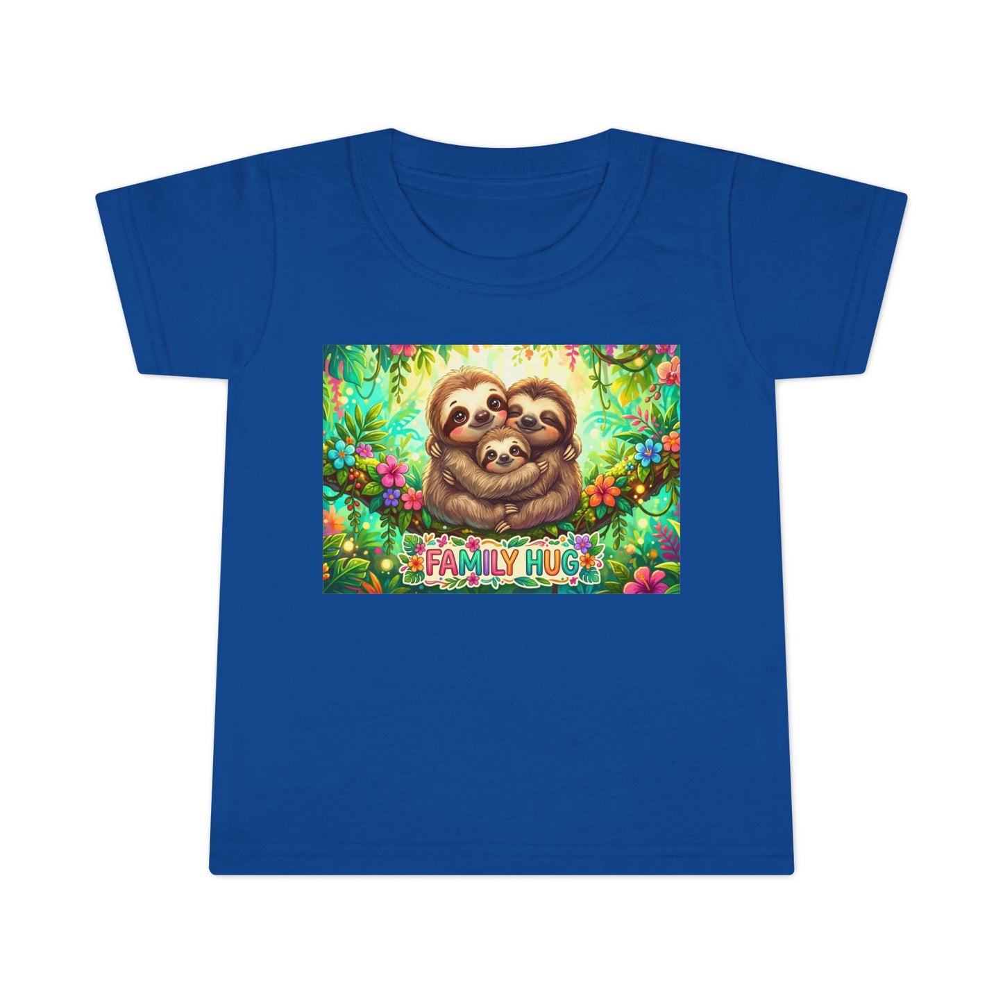 Family Hug Sloth Toddler T-shirt