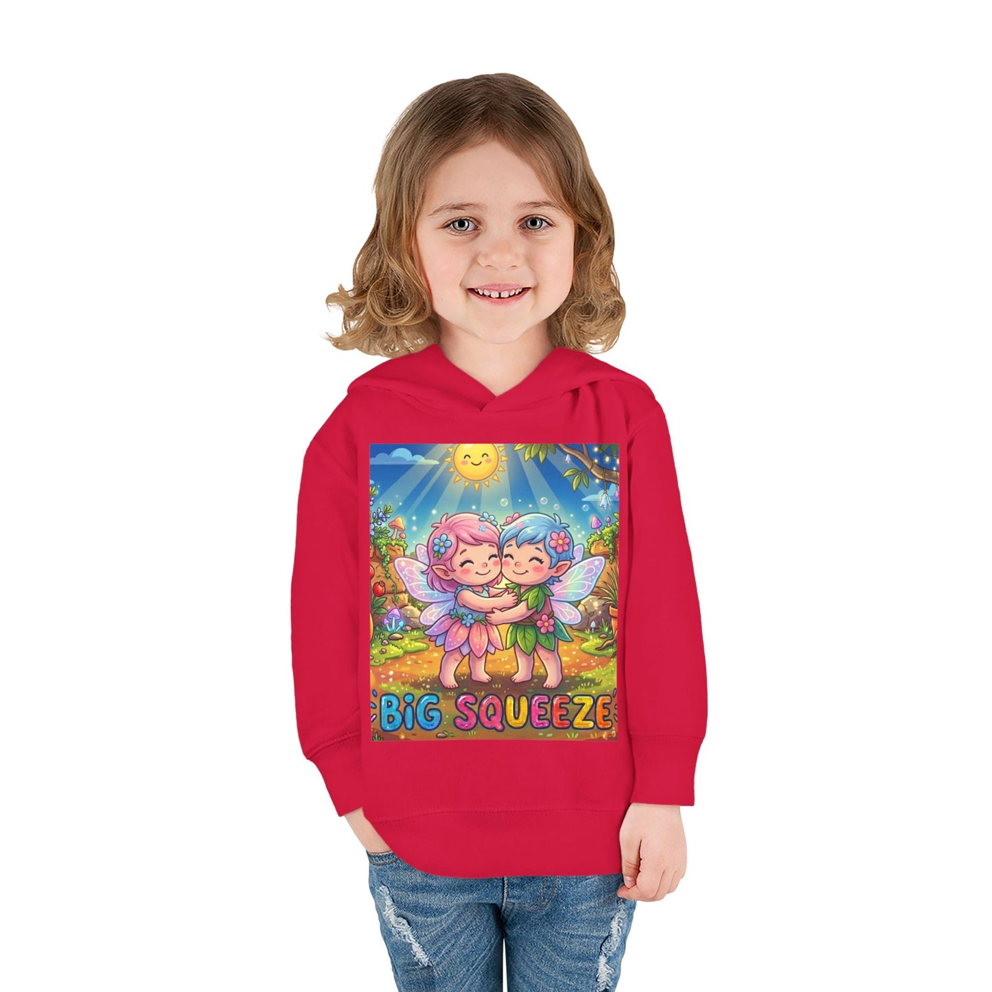 Big Squeeze Fairy Toddler Pullover Fleece Hoodie