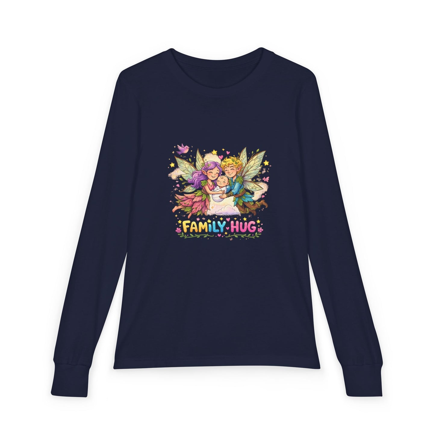 Family Hug Fairy Youth Jersey Long Sleeve Tee