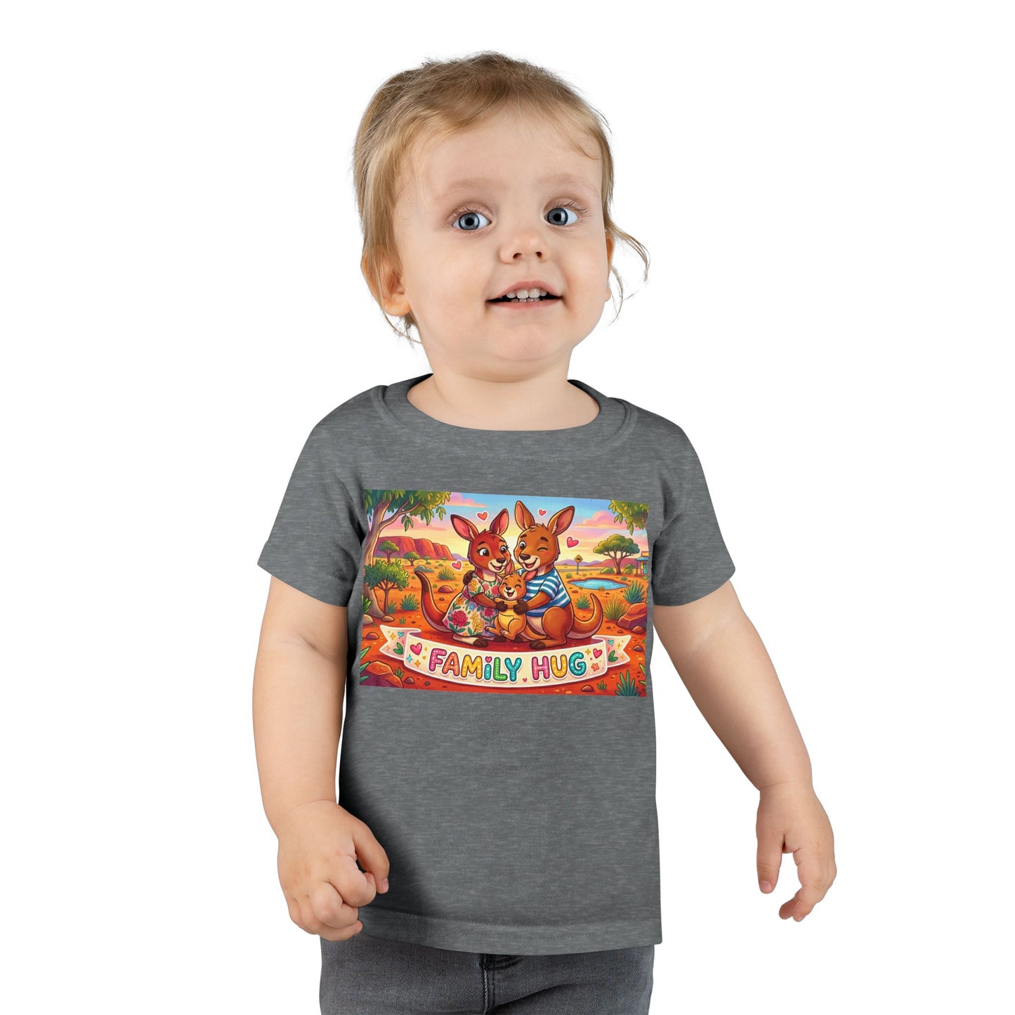 Family Hug Kangaroo Toddler T-shirt