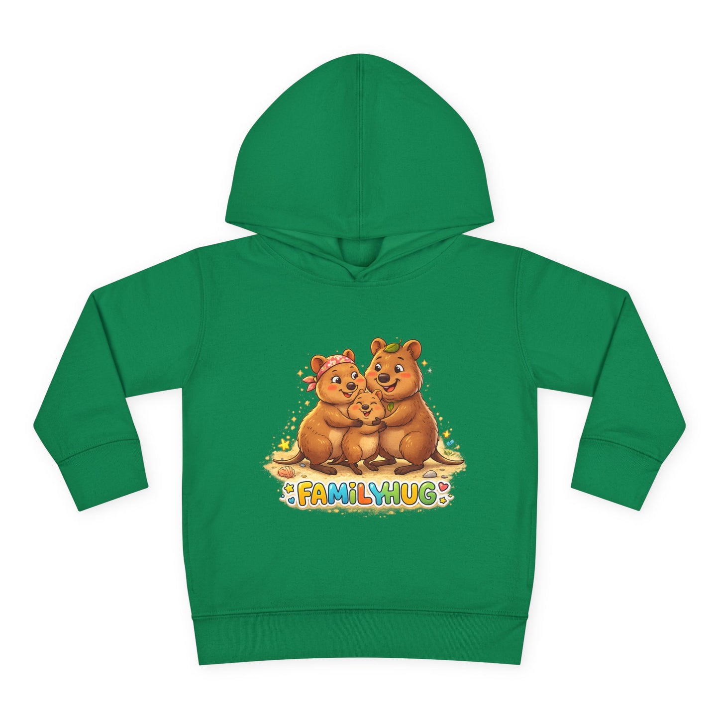Family Hug Quokka Toddler Pullover Fleece Hoodie