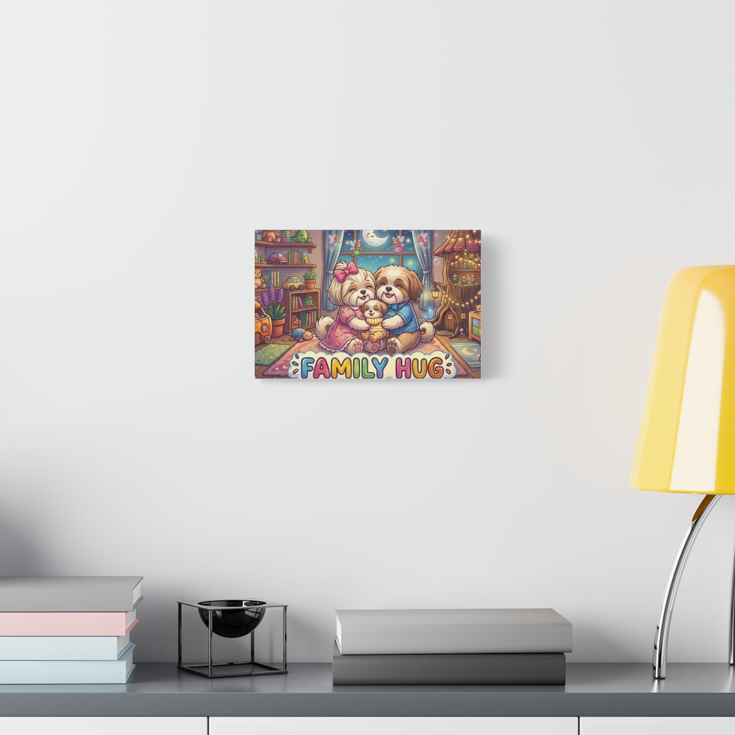 Family Hug Shih Tzu Classic Canvas