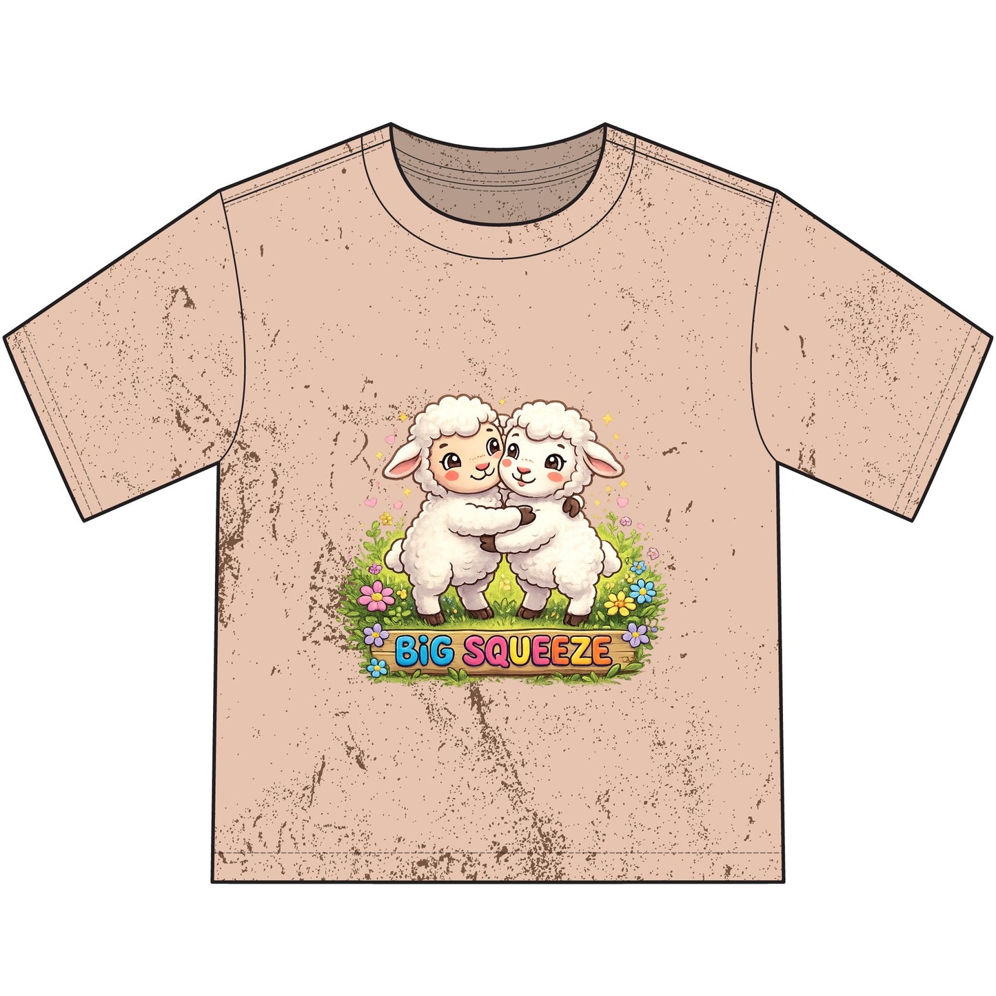 Big Squeeze Lamb Heavyweight Color Blast Youth T-Shirt