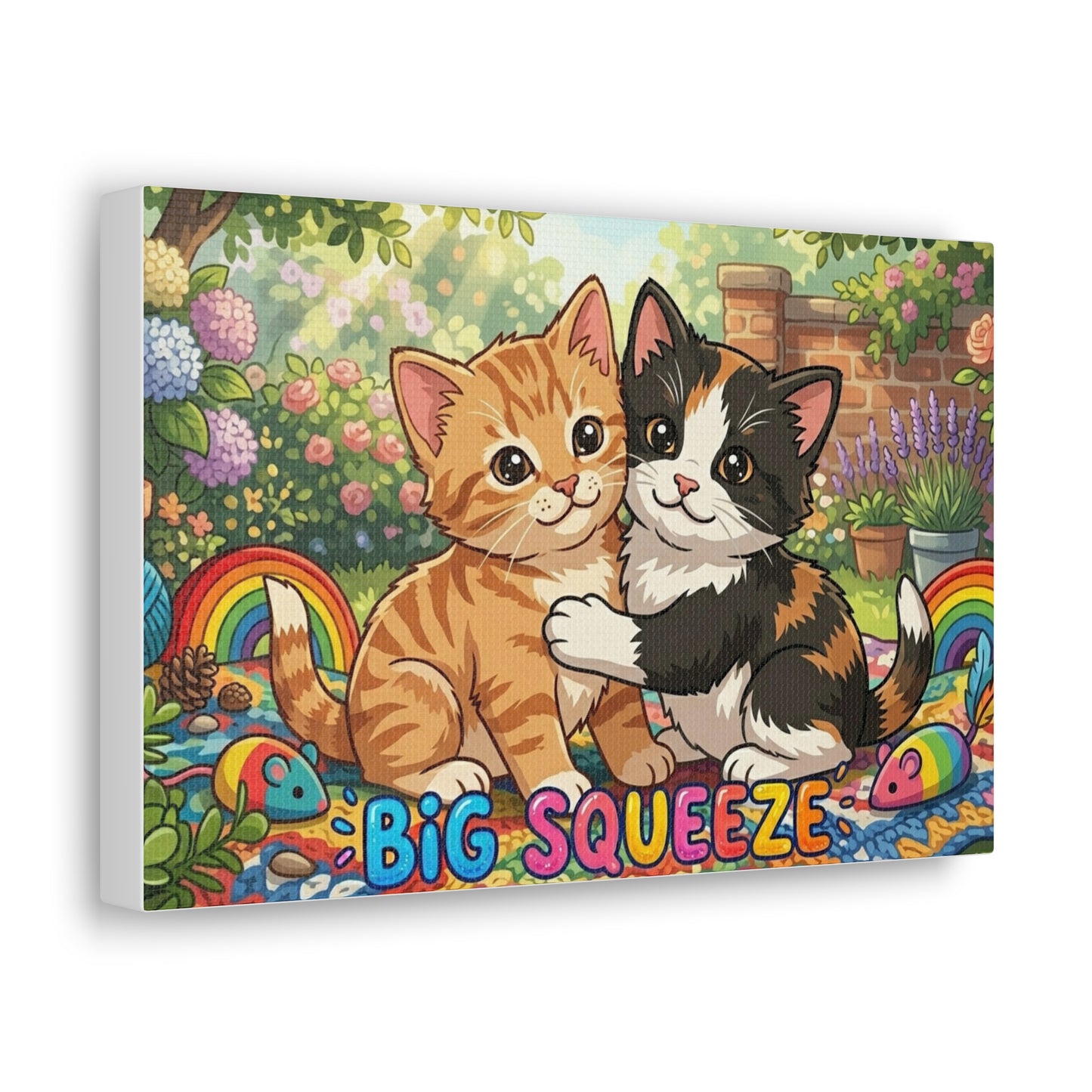 Big Squeeze Kitten Classic Canvas