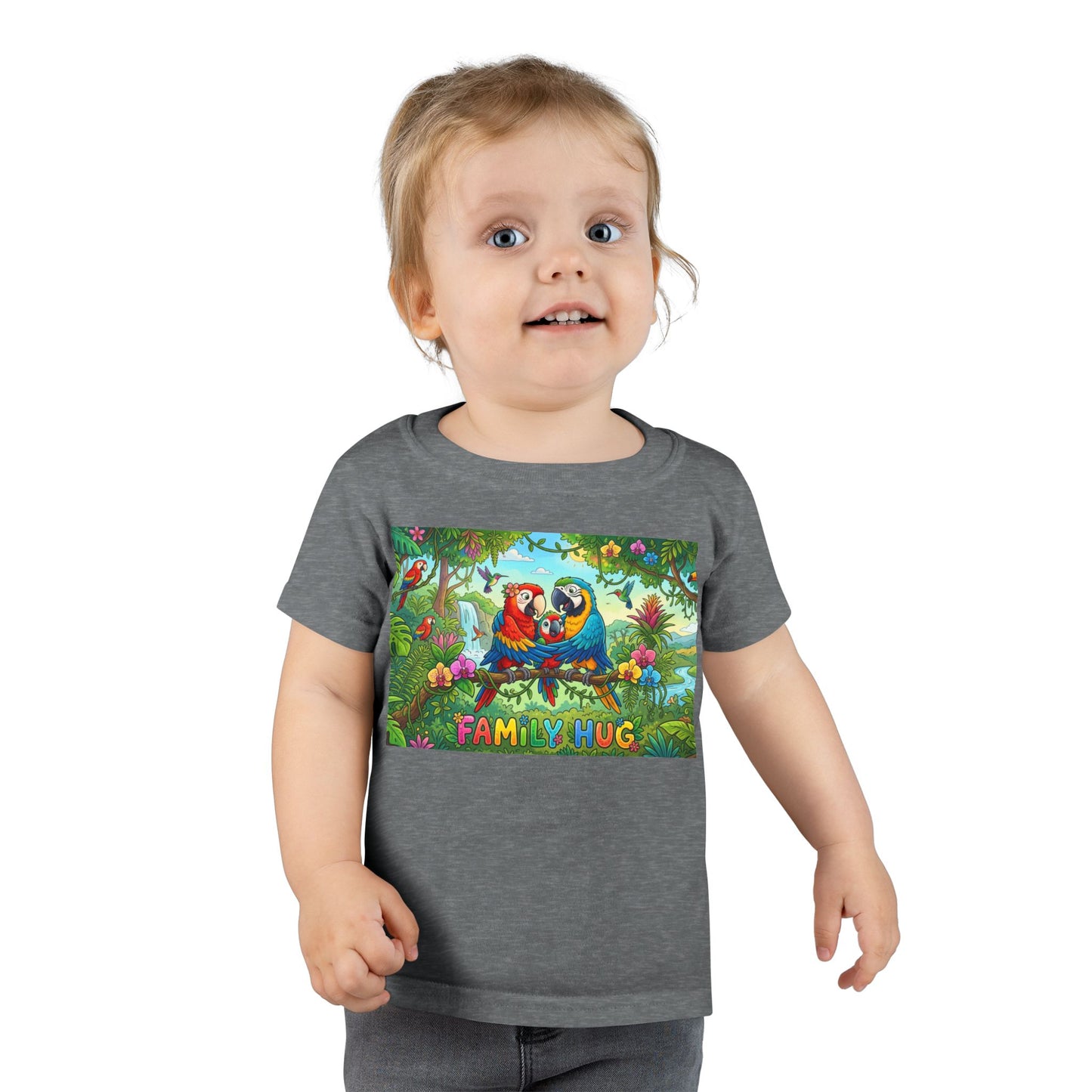 Family Hug Macaw Toddler T-shirt