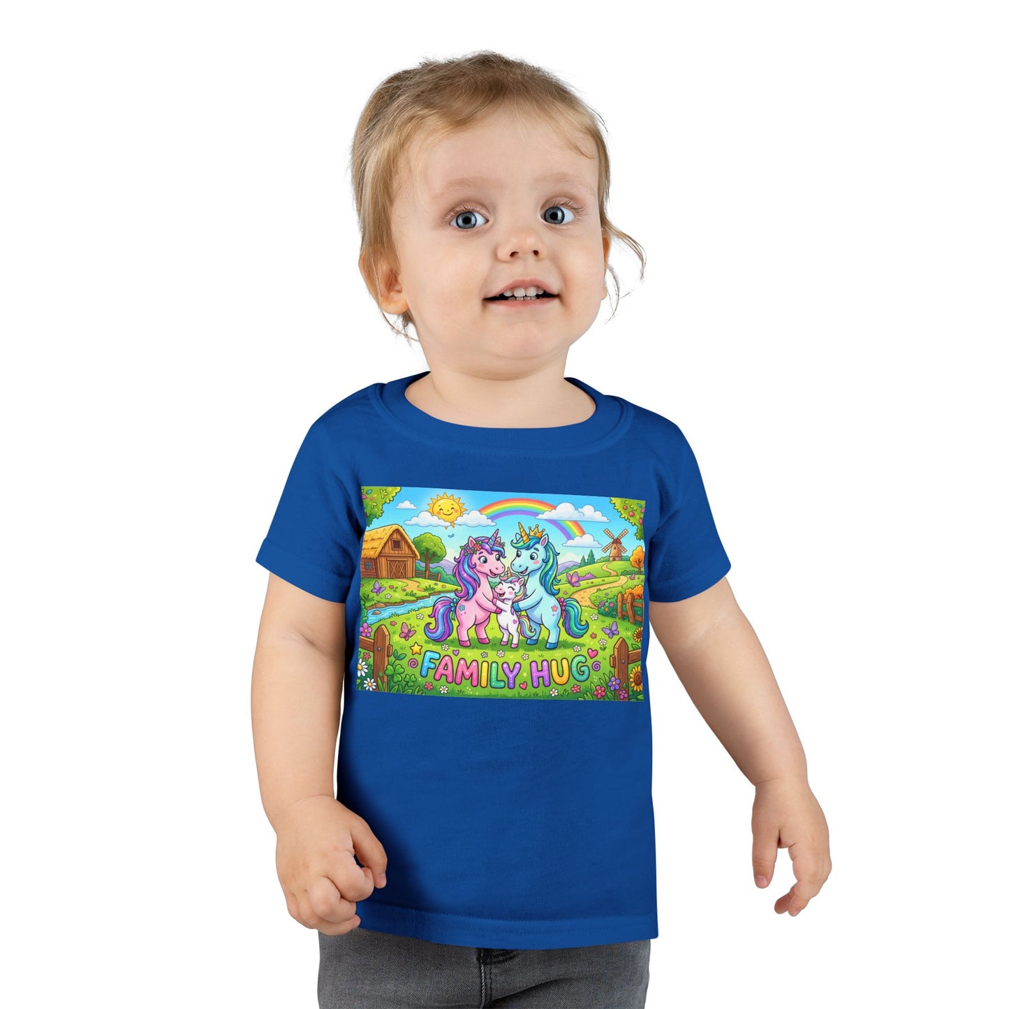 Family Hug Unicorn Toddler T-shirt