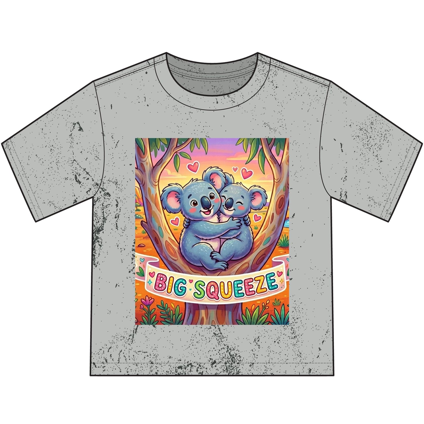 Big Squeeze Koala Heavyweight Color Blast Youth T-Shirt