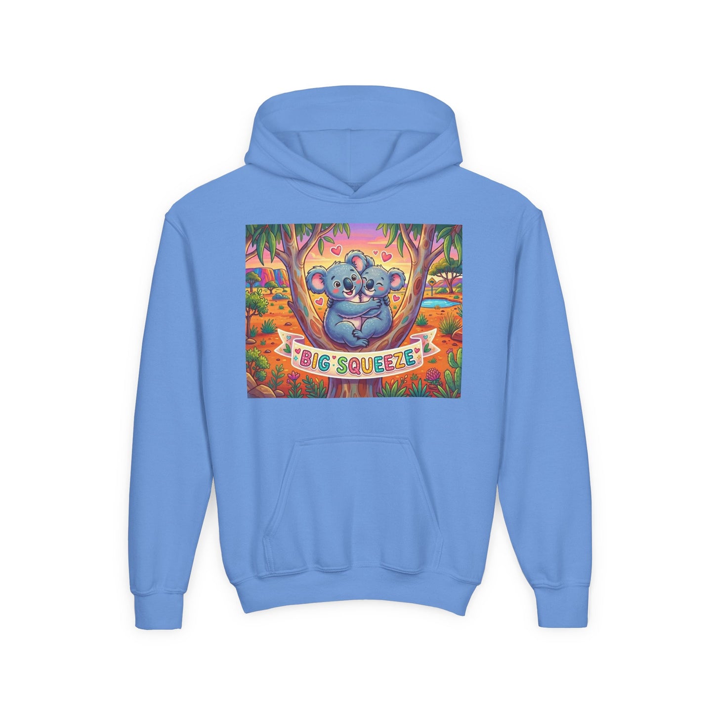 Big Squeeze Koala Youth Heavy Blend Hooded Sweatshirt