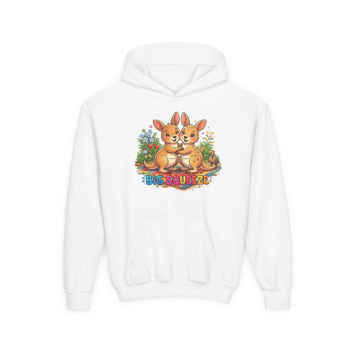Big Sueeze Kangaroo Youth Heavy Blend Hooded Sweatshirt