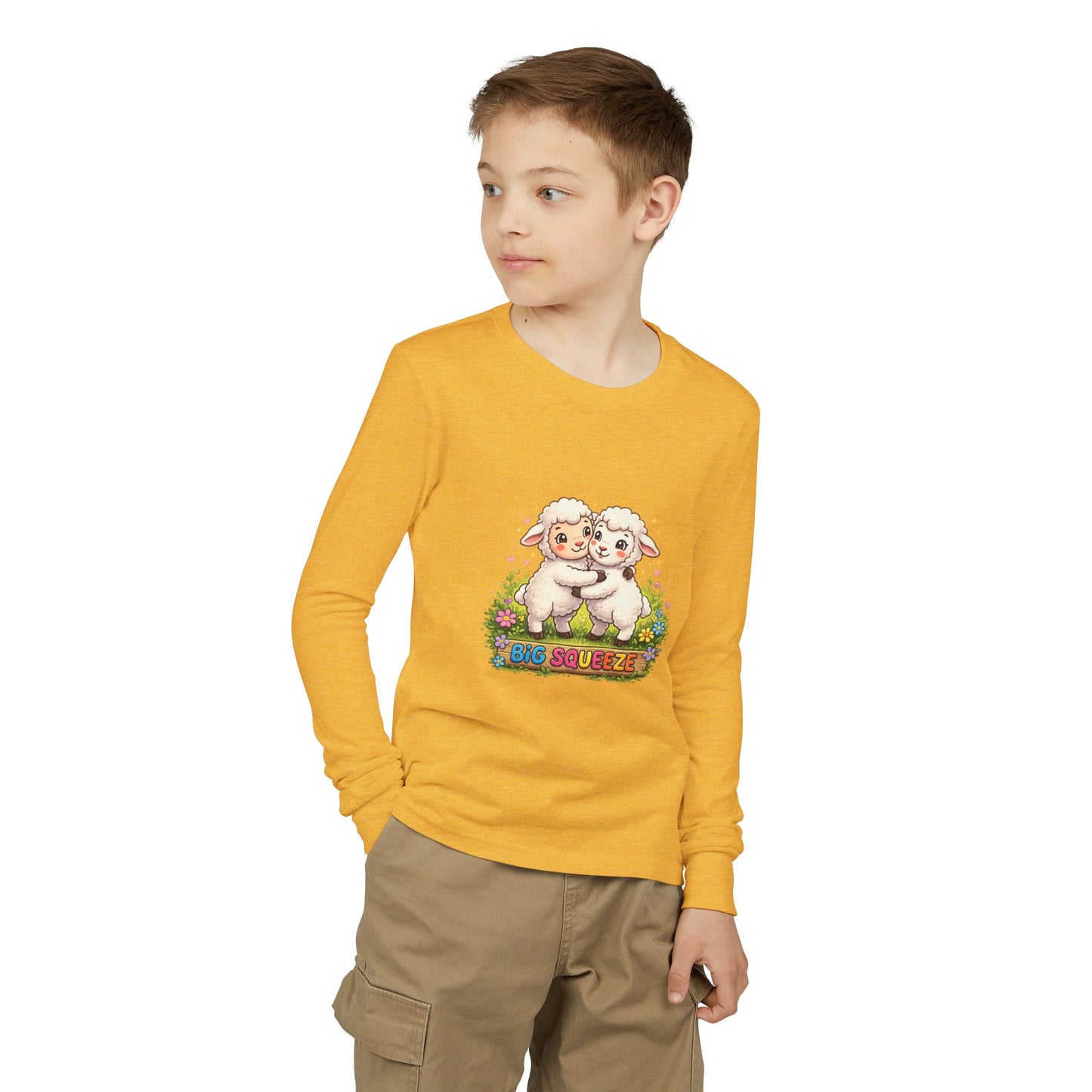 Big Squeeze Lamb Youth Jersey Long Sleeve Tee