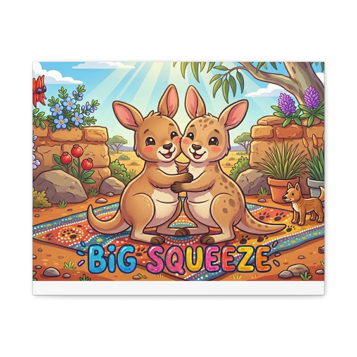 Big Squeeze Kangaroo Classic Canvas