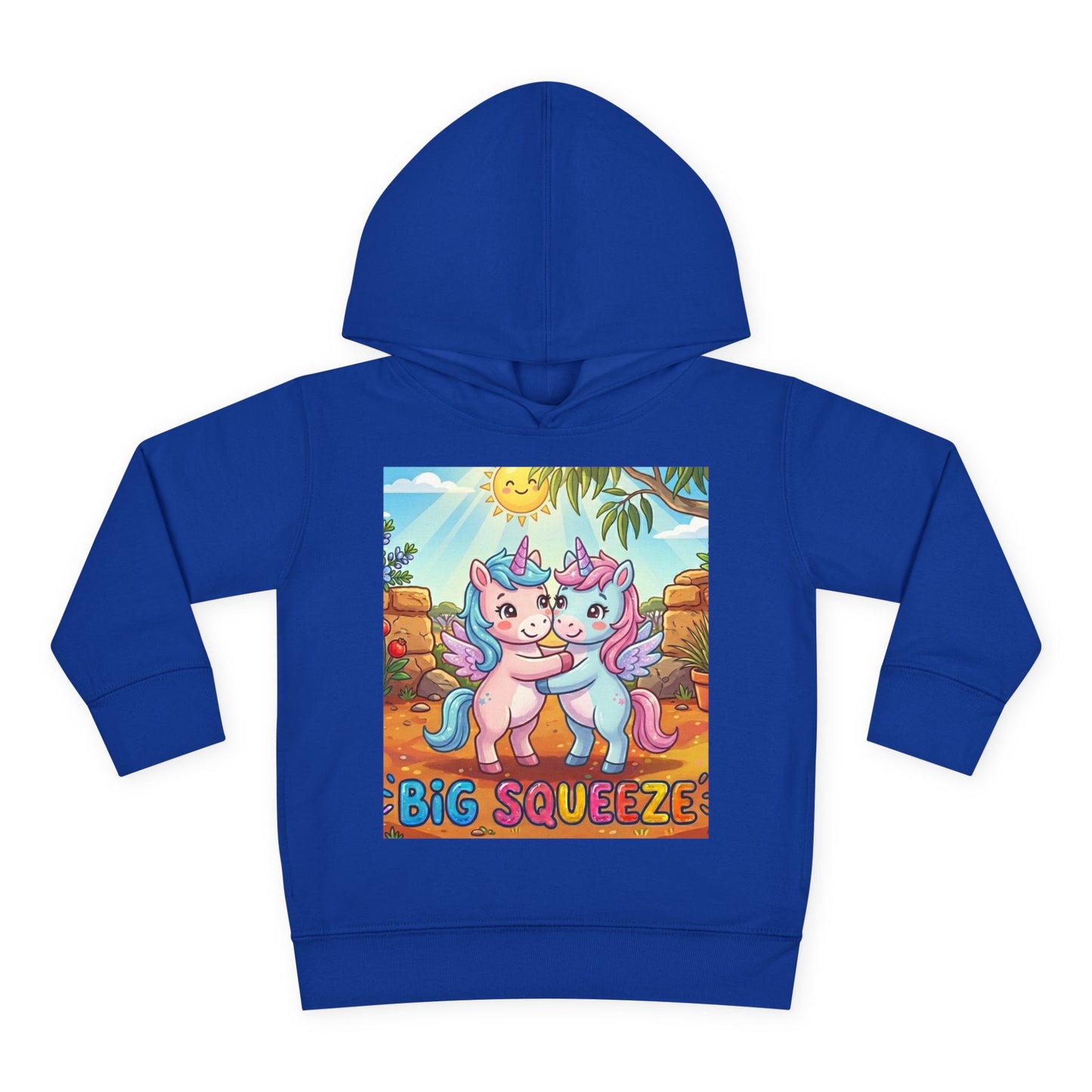 Big Squeeze Unicorn Toddler Pullover Fleece Hoodie