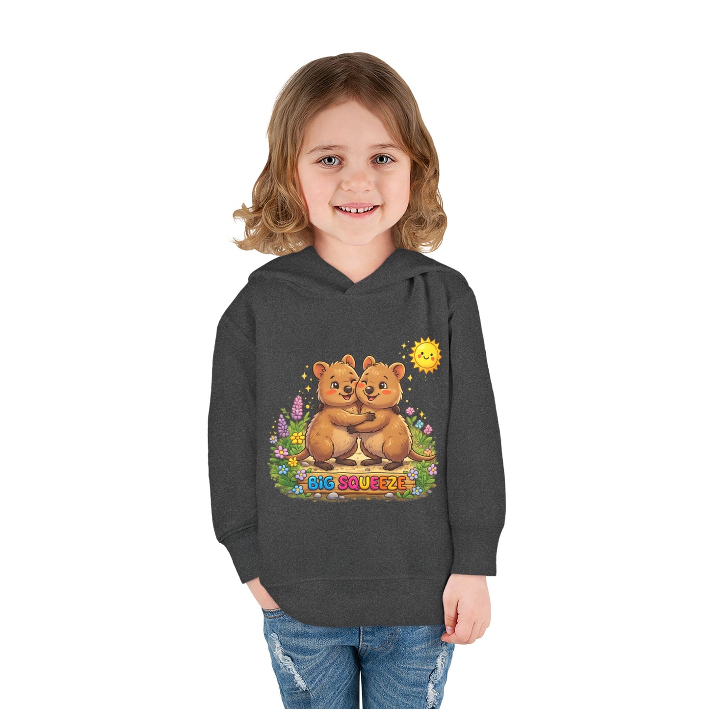 Big Squeeze Quokka Toddler Pullover Fleece Hoodie
