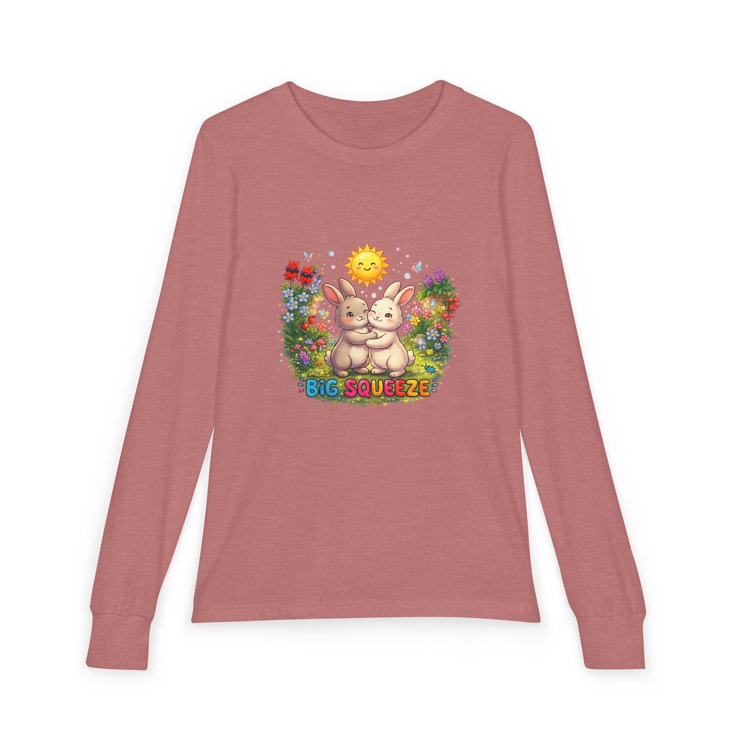Big Squeeze Bunny Youth Jersey Long Sleeve Tee