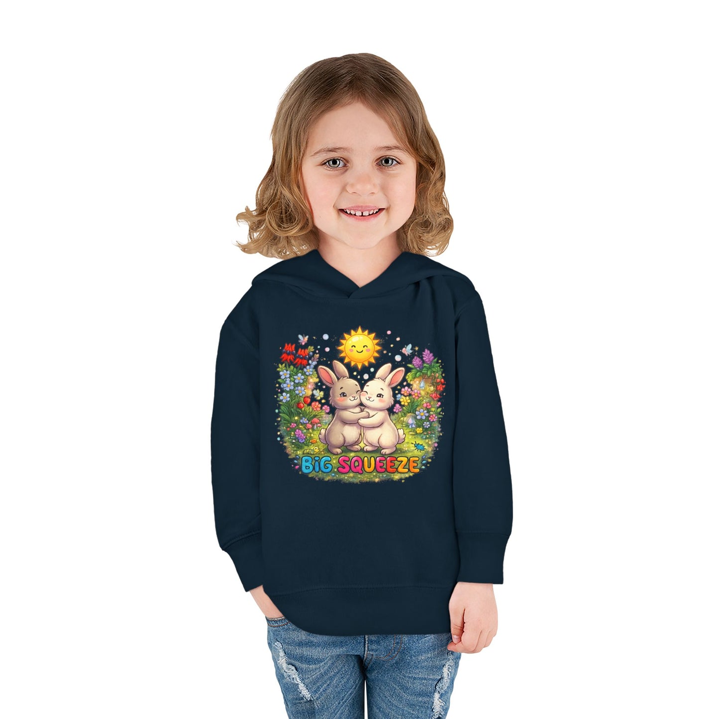 Big Squeeze Bunny Toddler Pullover Fleece Hoodie