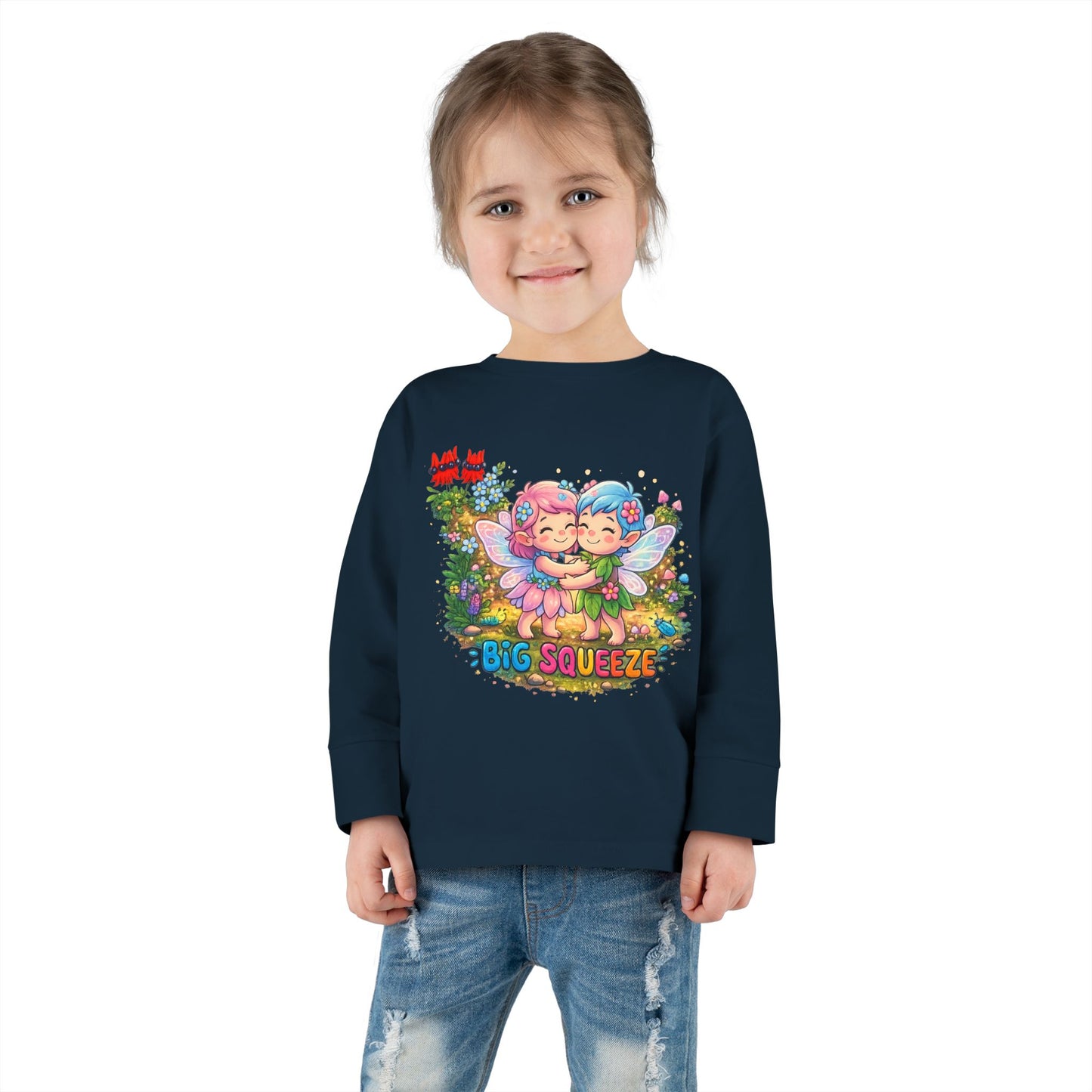 Big Squeeze Fairy Toddler Long Sleeve Tee