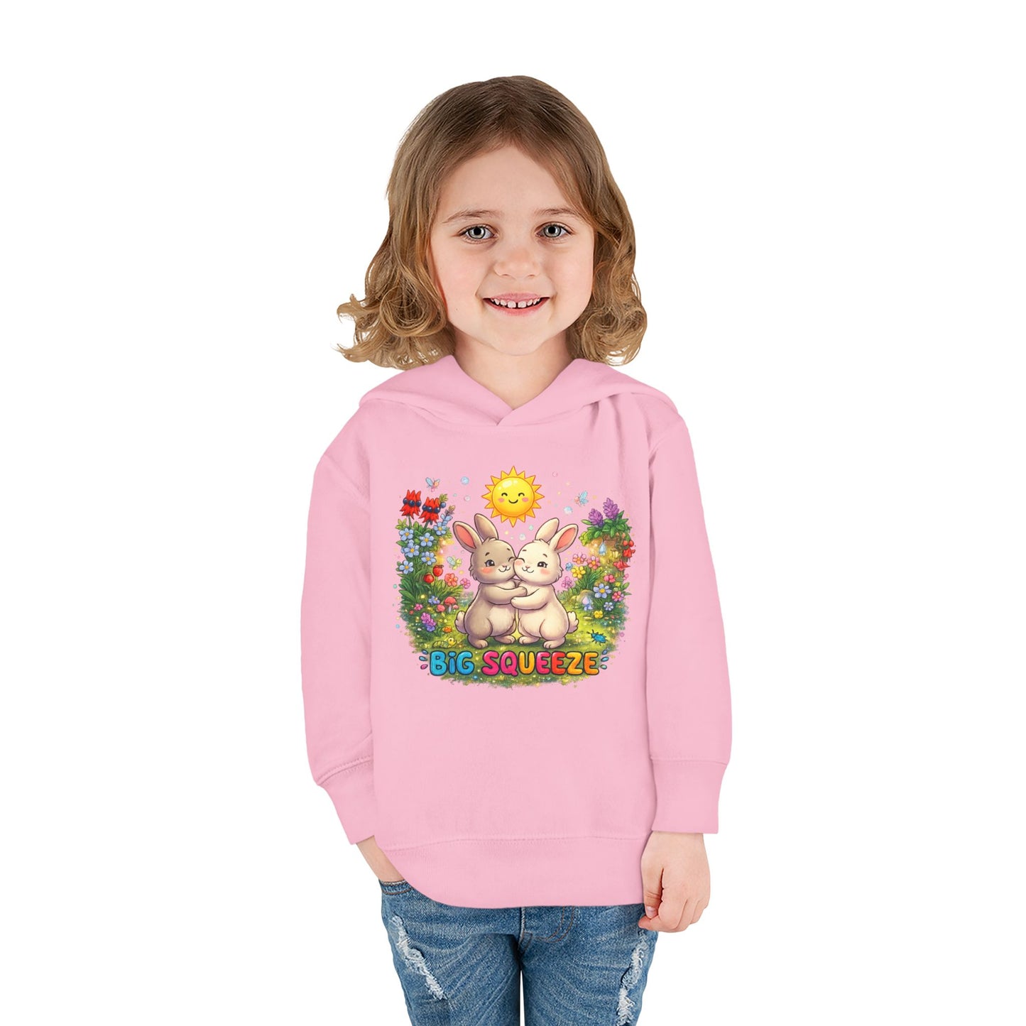 Big Squeeze Bunny Toddler Pullover Fleece Hoodie