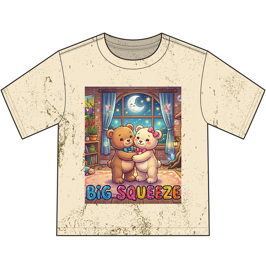 Big Squeeze Teddy Heavyweight Color Blast Youth T-Shirt