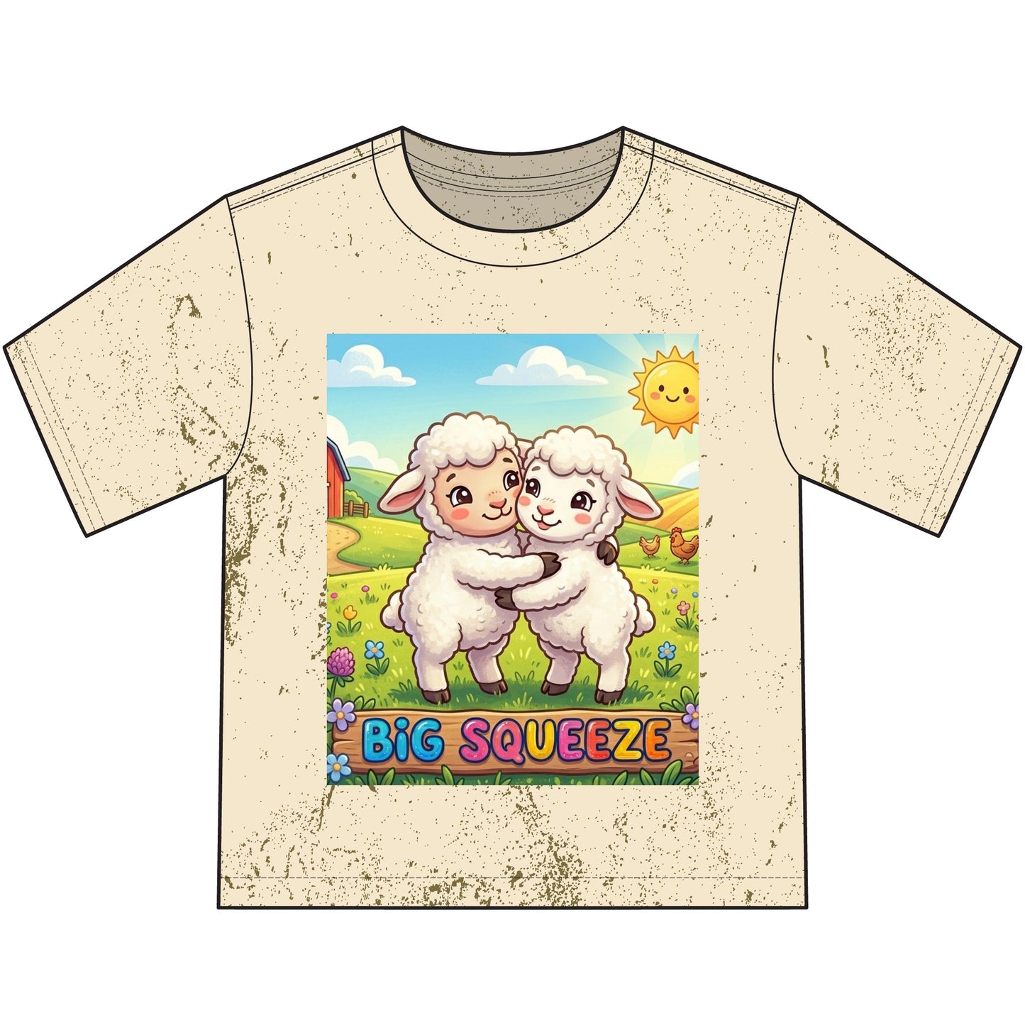Big Squeeze Lamb Heavyweight Color Blast Youth T-Shirt