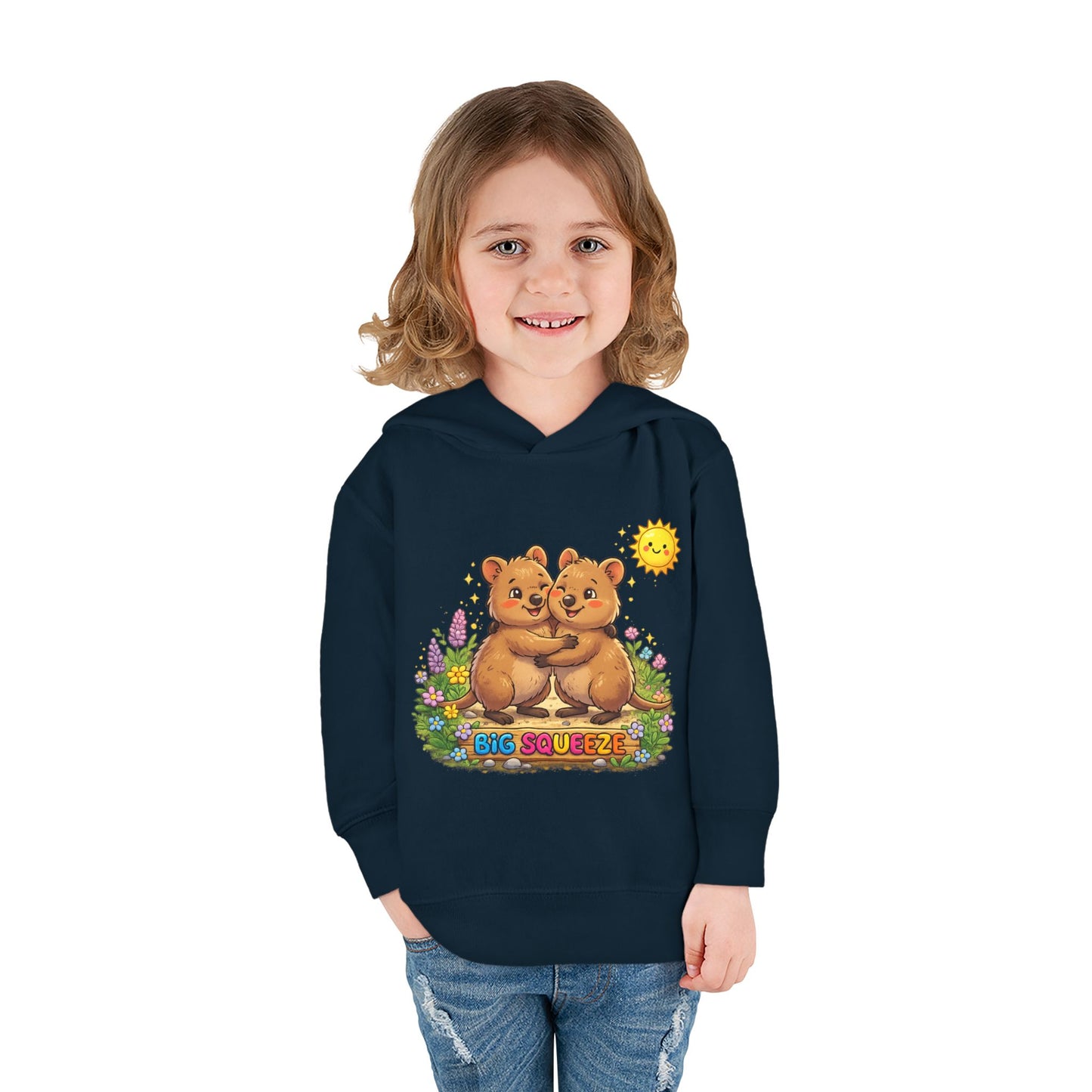 Big Squeeze Quokka Toddler Pullover Fleece Hoodie