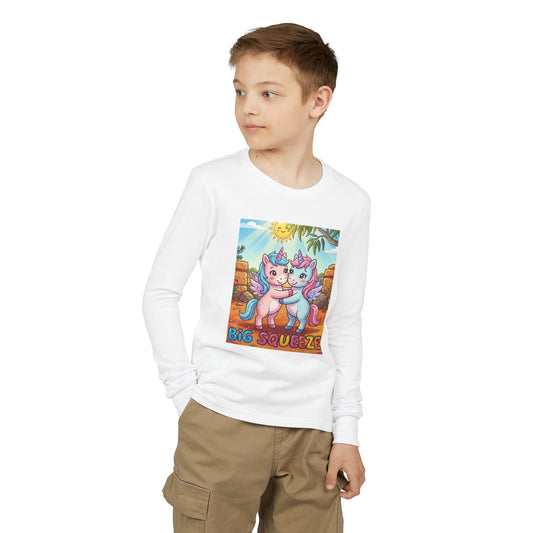 Big Squeeze Unicorn Youth Jersey Long Sleeve Tee