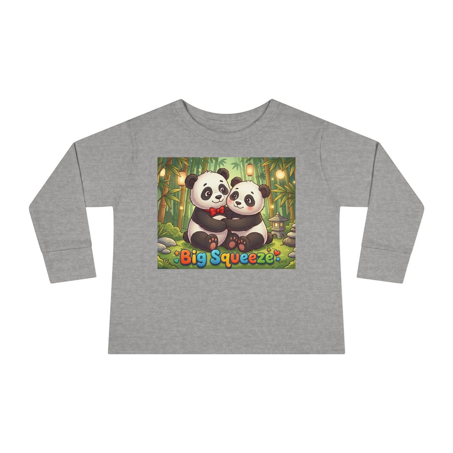 Big Squeeze Panda Toddler Long Sleeve Tee