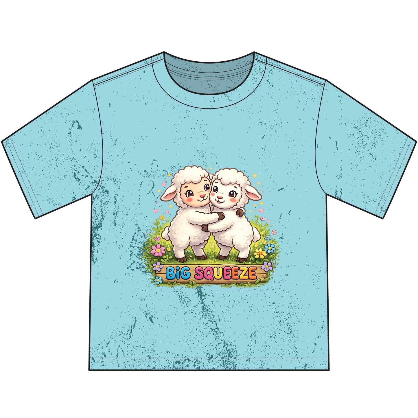 Big Squeeze Lamb Heavyweight Color Blast Youth T-Shirt