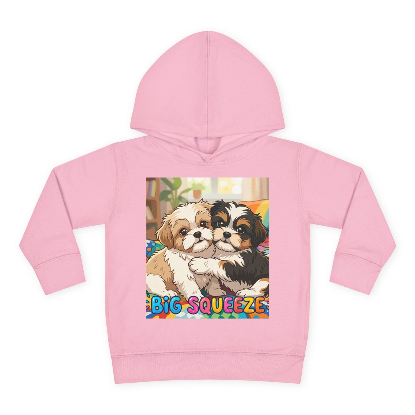 Big Squeeze Shih Tzu Toddler Pullover Fleece Hoodie