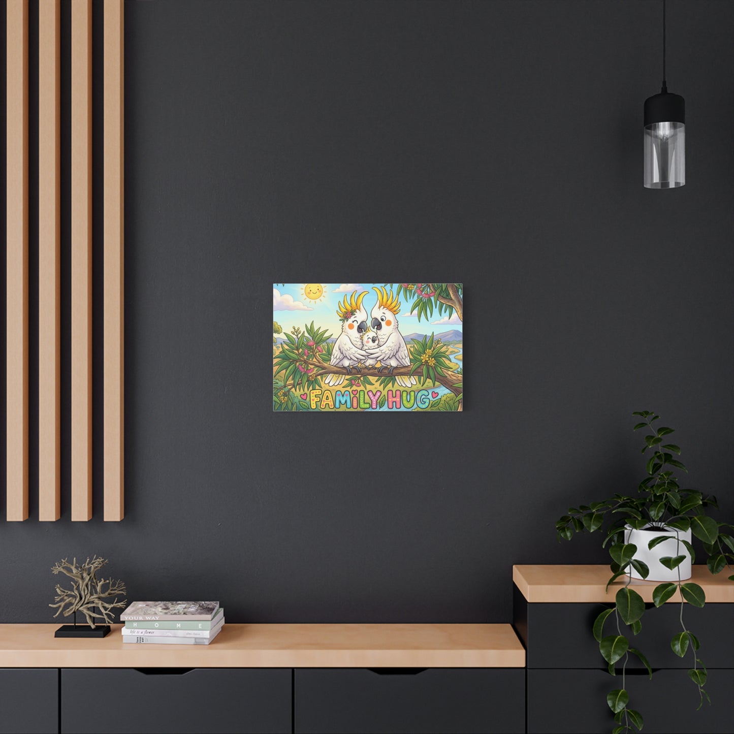 Family Hug Cockatoo Classic Canvas
