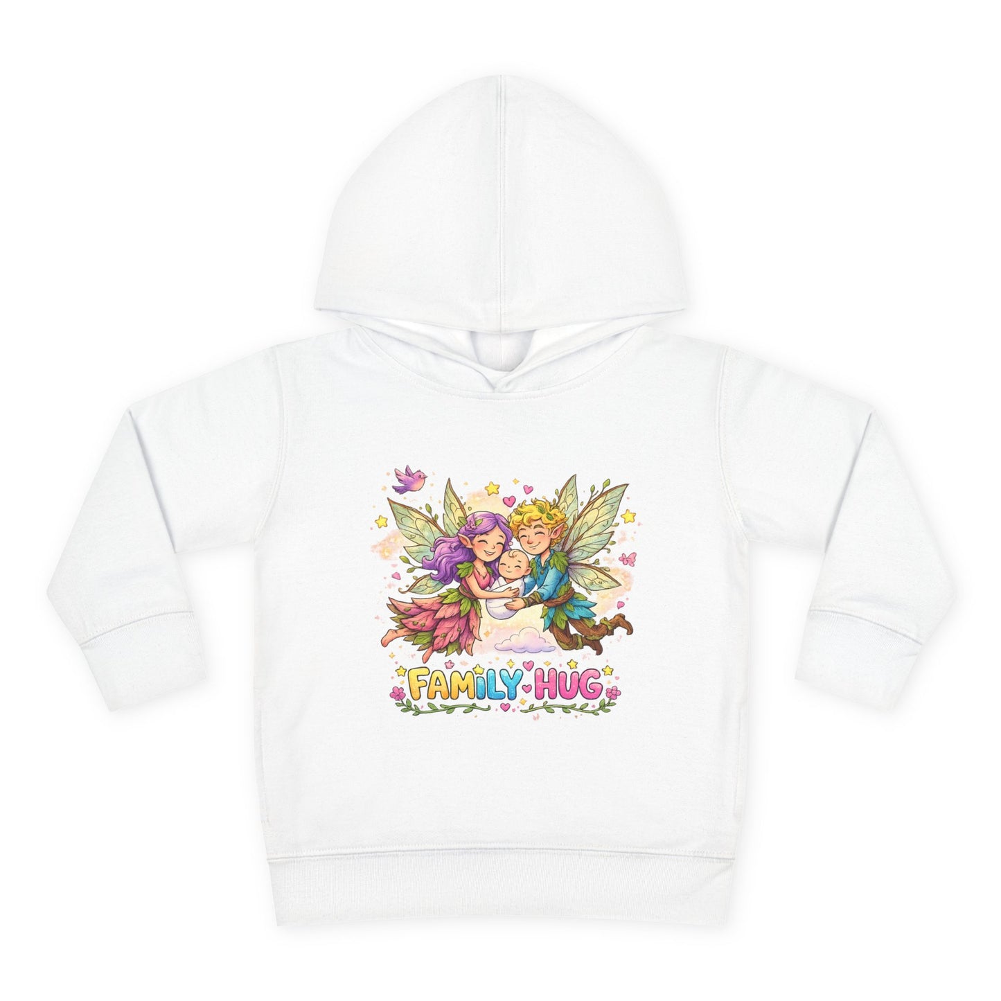 Family Hug Fairy Toddler Pullover Fleece Hoodie
