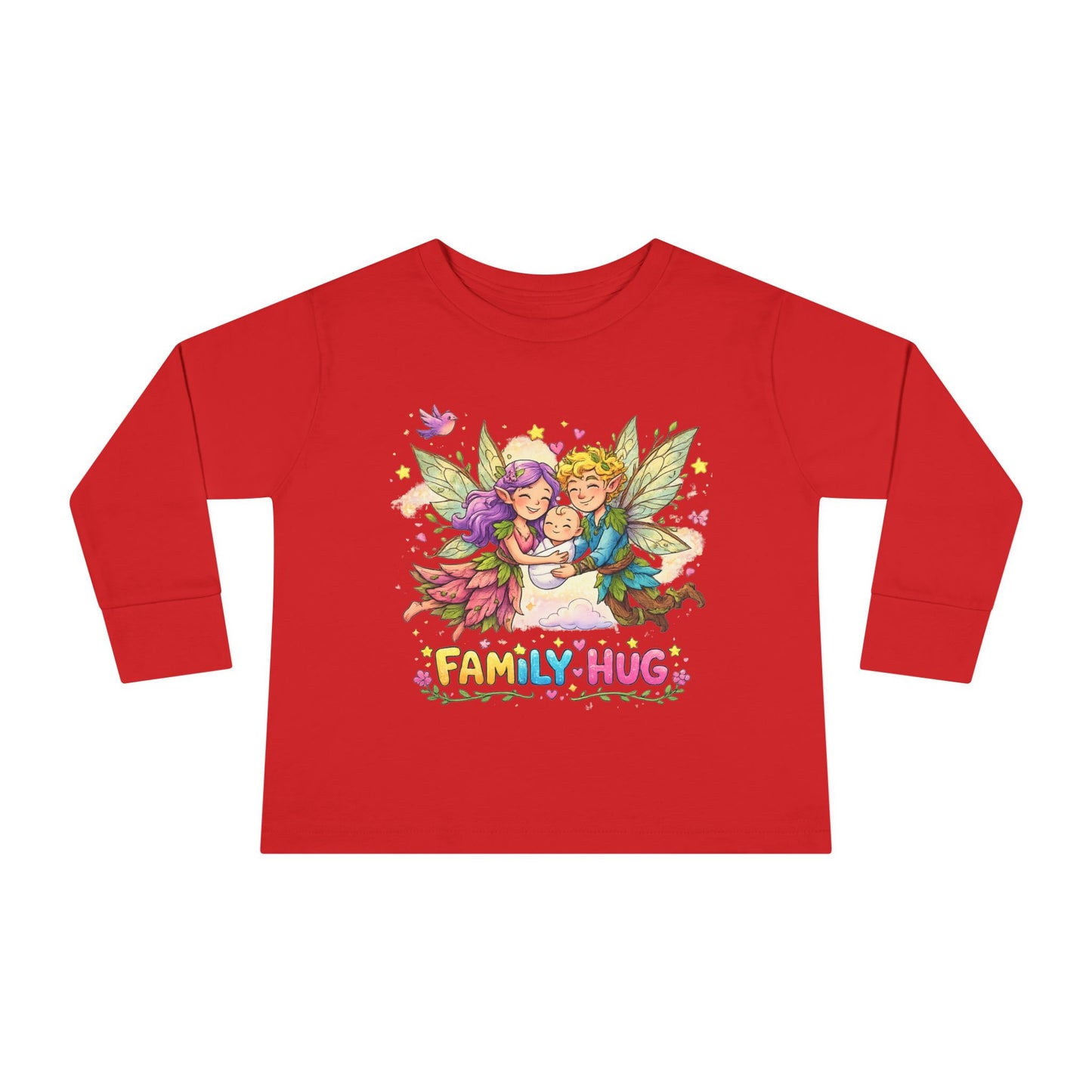 Family Hug Fairy Toddler Long Sleeve Tee