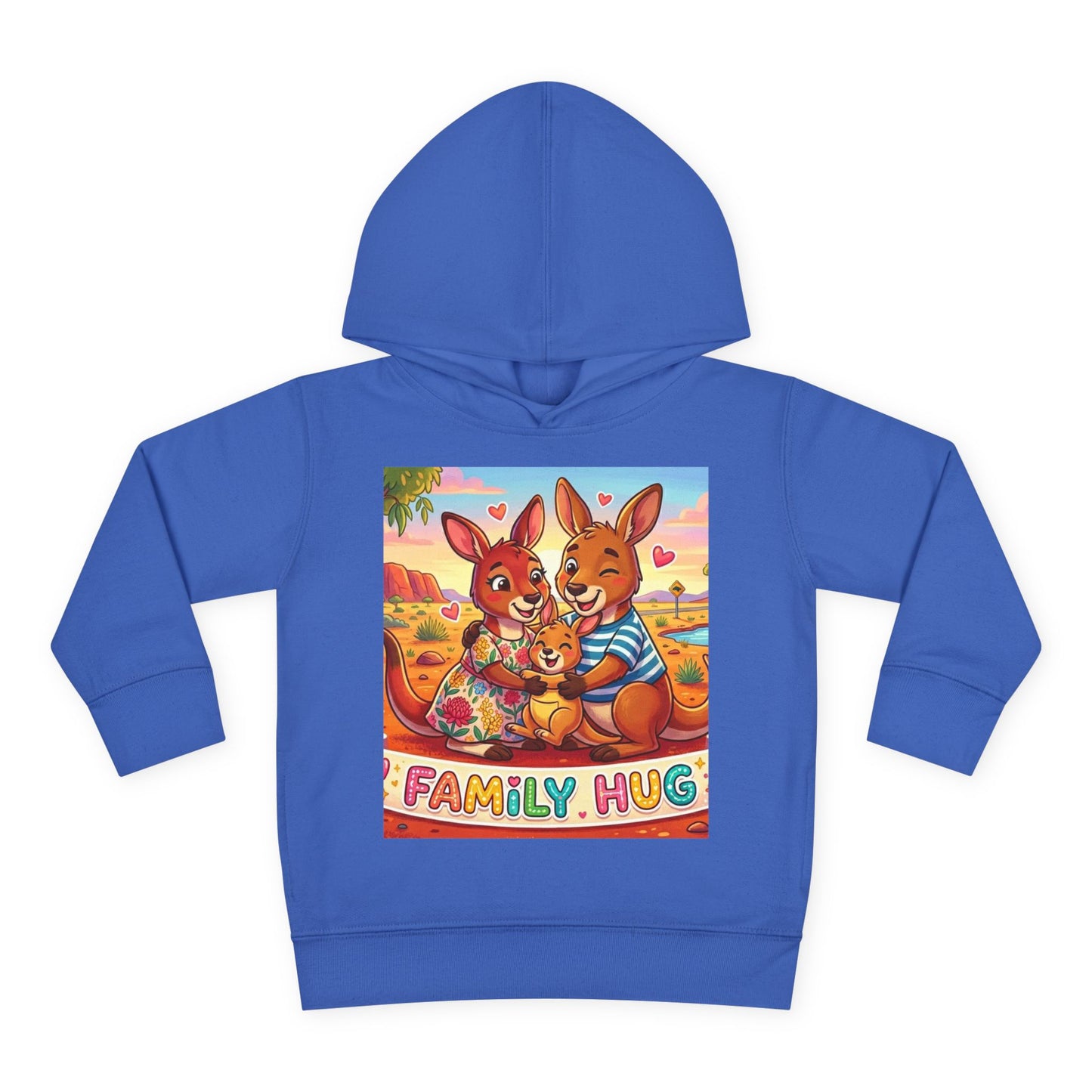 Family Hug Kangaroo Toddler Pullover Fleece Hoodie