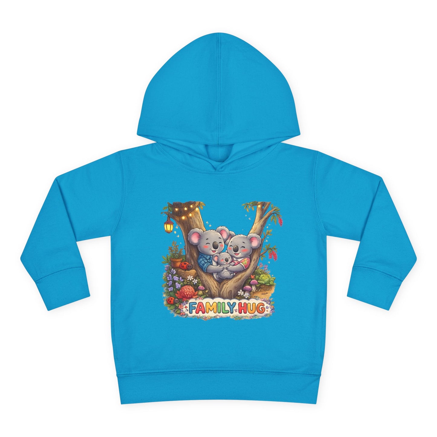 Family Hug Koala Toddler Pullover Fleece Hoodie