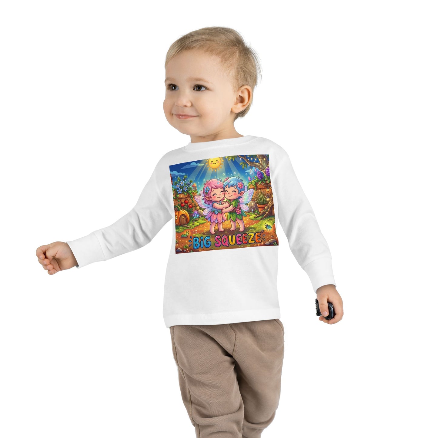 Big Squeeze Fairy Toddler Long Sleeve Tee