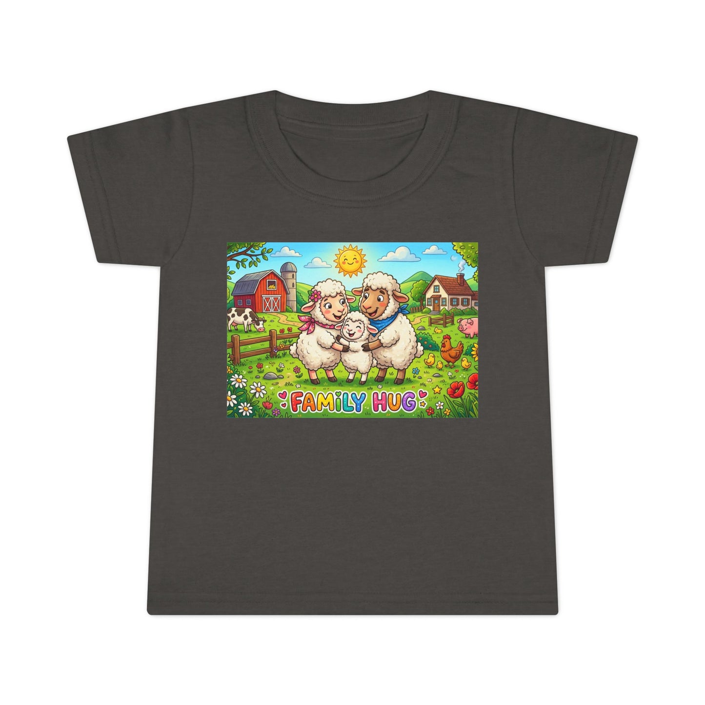 Family Hug Lamb Toddler T-shirt
