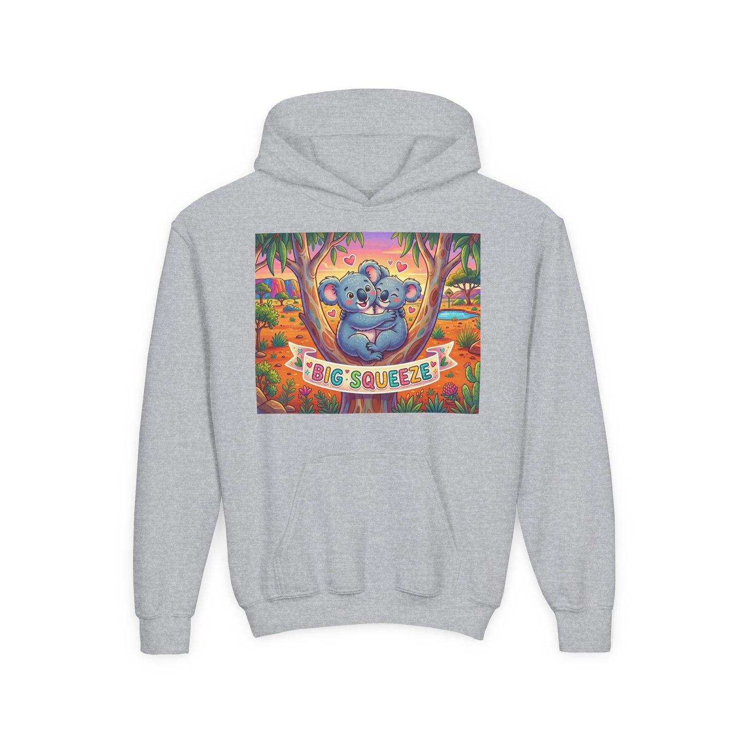 Big Squeeze Koala Youth Heavy Blend Hooded Sweatshirt