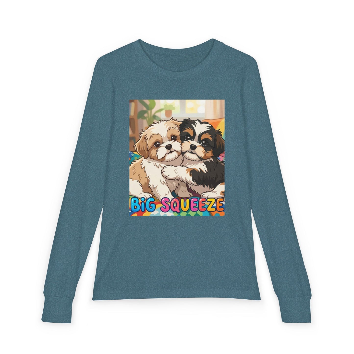 Big Squeeze Shih Tzu Youth Jersey Long Sleeve Tee