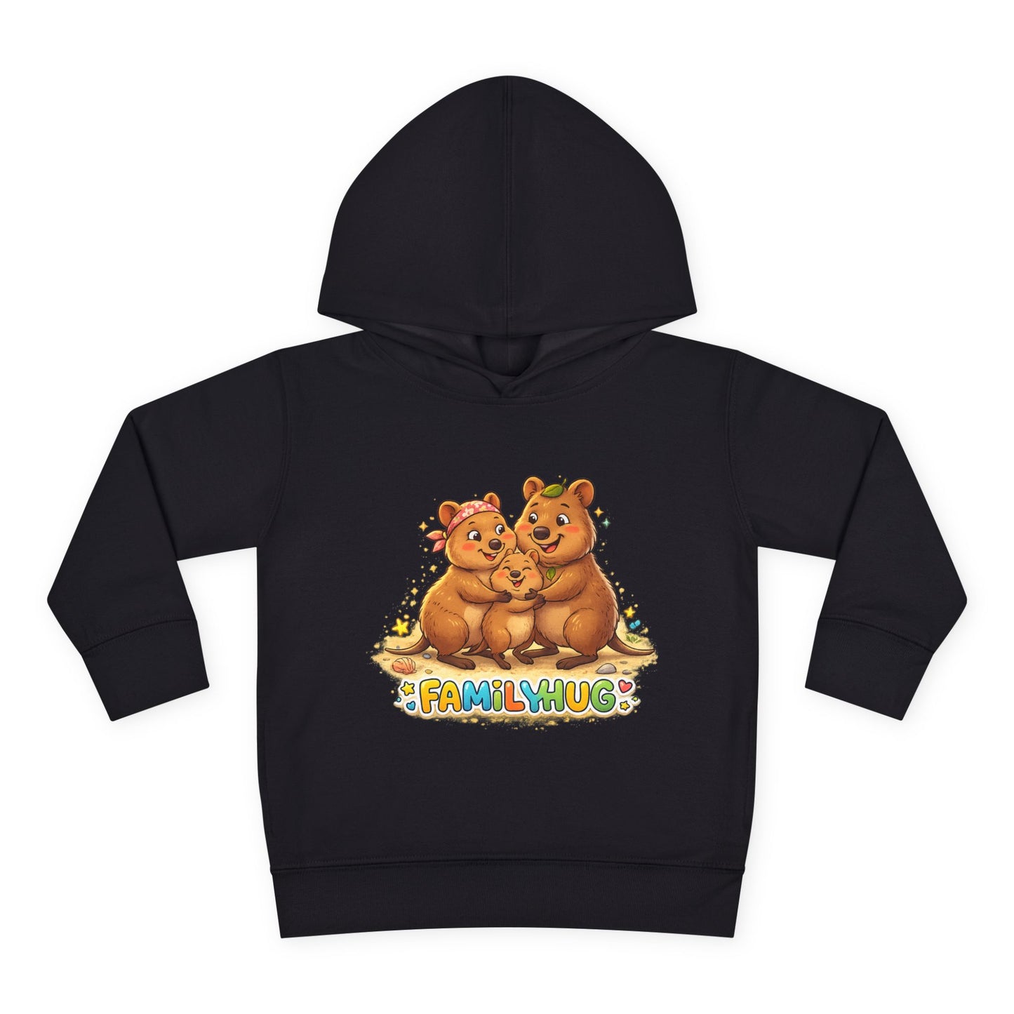 Family Hug Quokka Toddler Pullover Fleece Hoodie