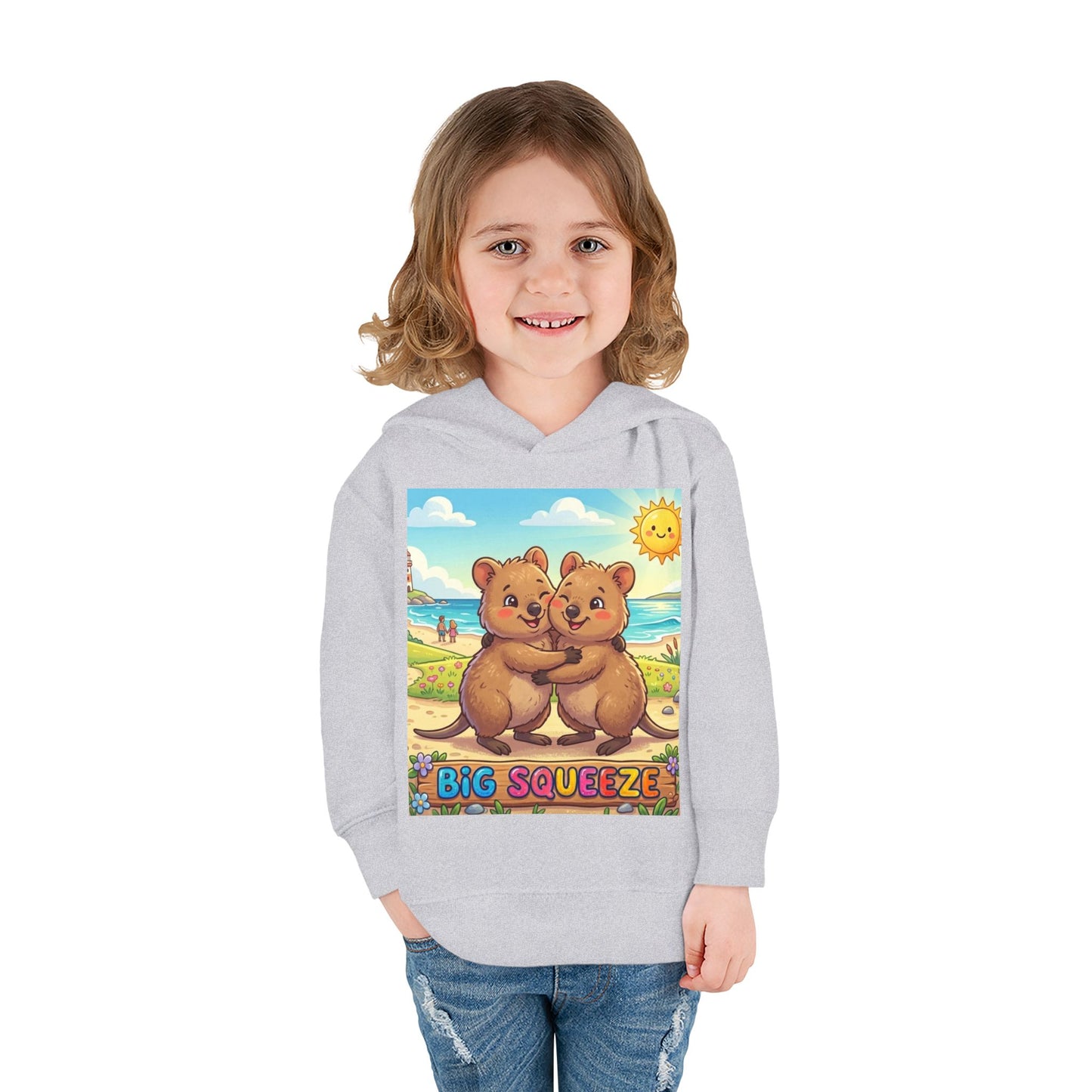 Big Squeeze Quokka Toddler Pullover Fleece Hoodie