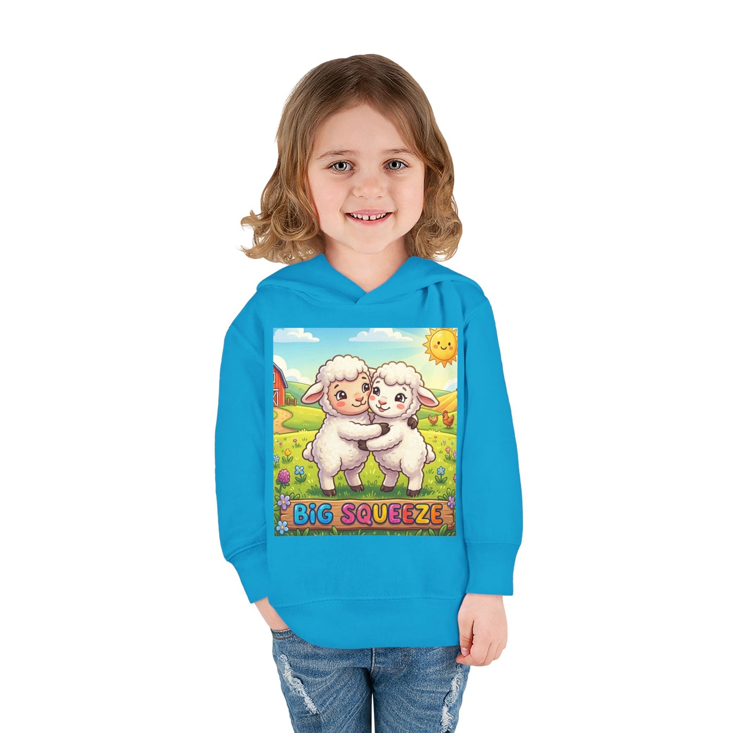 Big Squeeze Lamb Toddler Pullover Fleece Hoodie