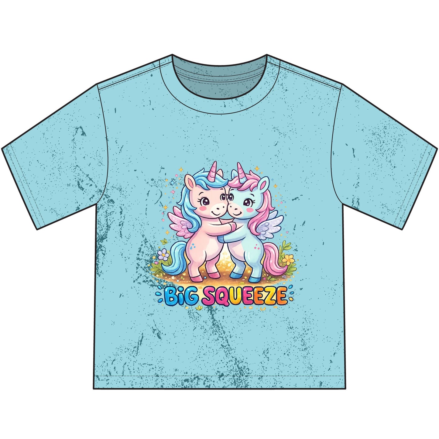 Big Squeeze Unicorn Heavyweight Color Blast Youth T-Shirt