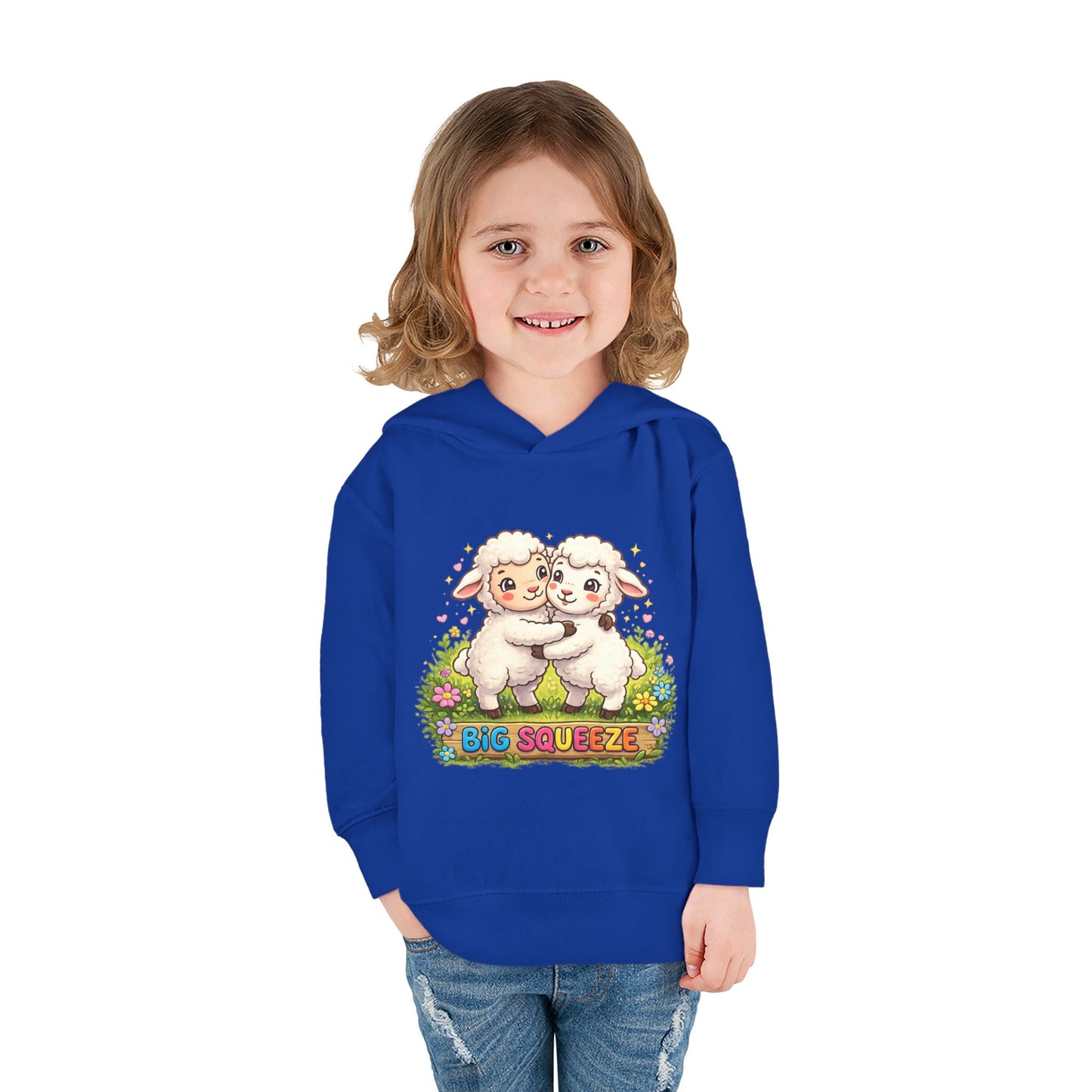 Big Squeeze Lamb Toddler Pullover Fleece Hoodie