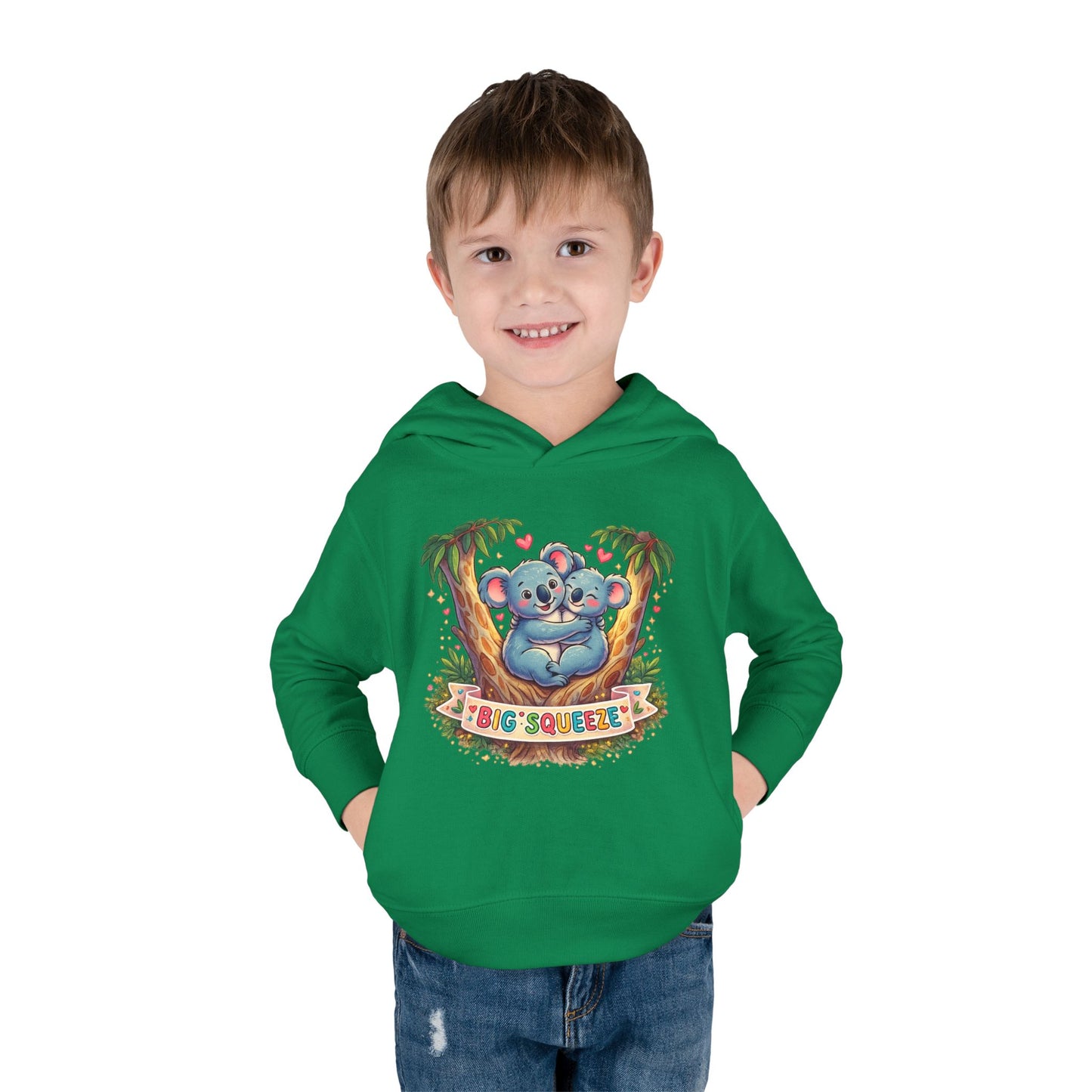 Big Squeeze Koala Toddler Pullover Fleece Hoodie