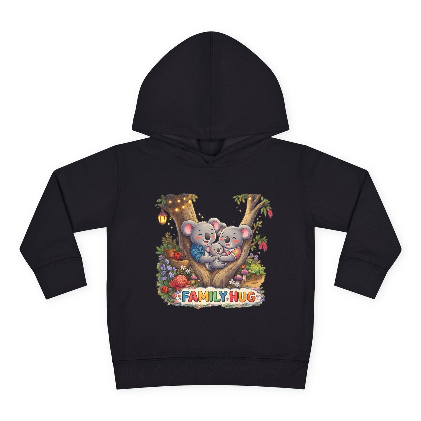Family Hug Koala Toddler Pullover Fleece Hoodie