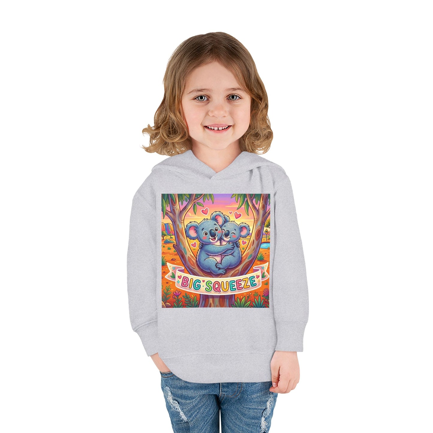 Big Squeeze Koala Toddler Pullover Fleece Hoodie