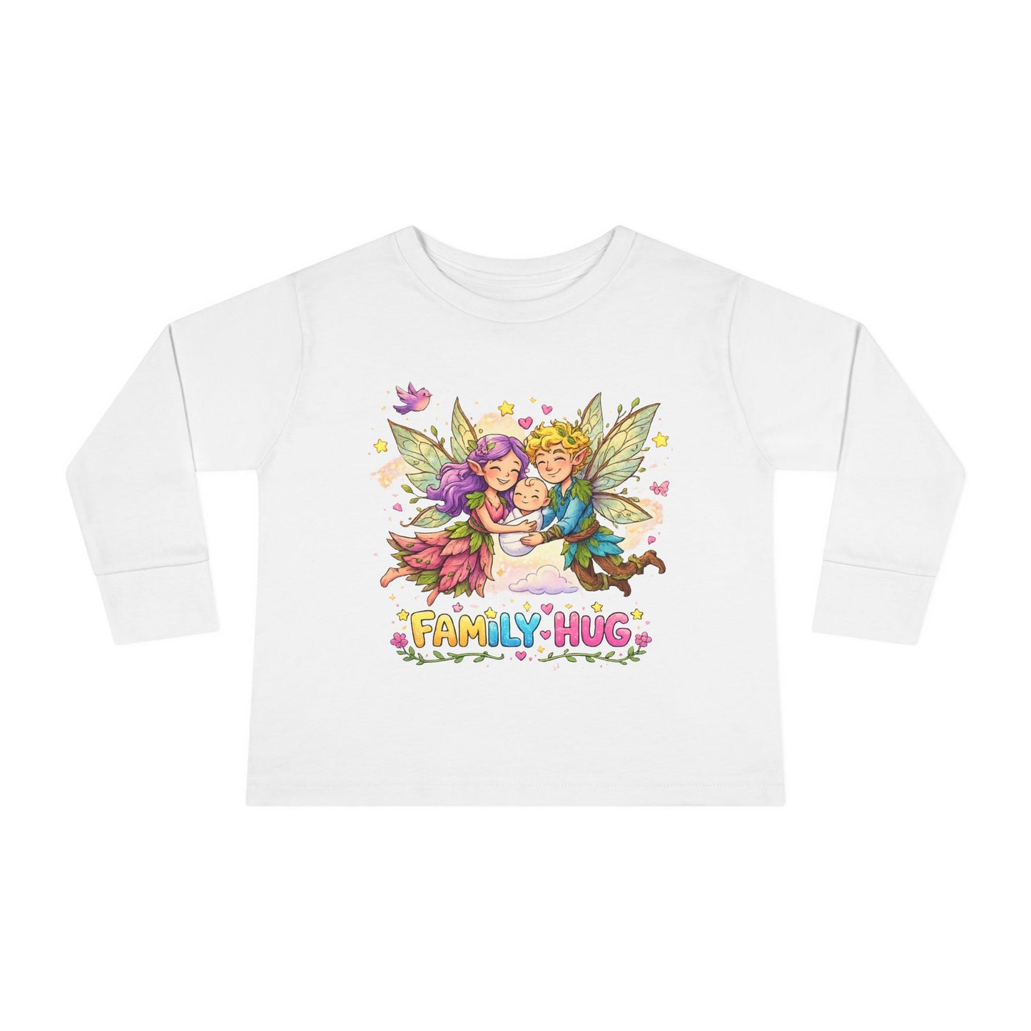 Family Hug Fairy Toddler Long Sleeve Tee